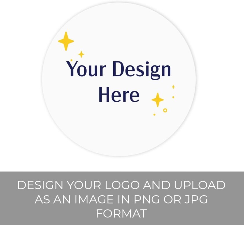 Custom Circle Photo Image Upload/ 72 Customized Stickers / 1.5' Round Stickers - Image 2