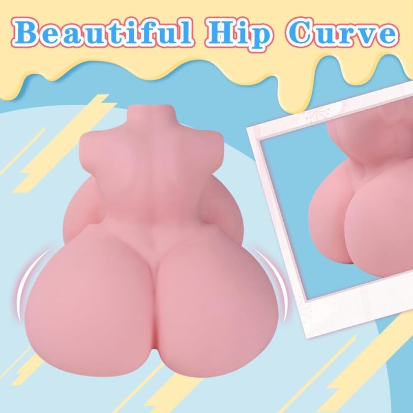 7.5 Lbs Adult Sex Doll MaleMasturbator, 4 in 1 Female Love Doll withPenetrable Big Nipples, 3D Lifelike FantasyTorso Sex Dolls with Realistic Soft Big Boobs Butt Pussy Sex Toys for Men - Image 4