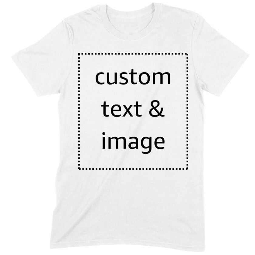 Custom T-Shirt, Design Your Own Shirt, Add Text Or Image, Direct-to-Film Transfer Printed T-Shirts, Unisex T-Shirt for Men & Women Personalized Tee - Image 2