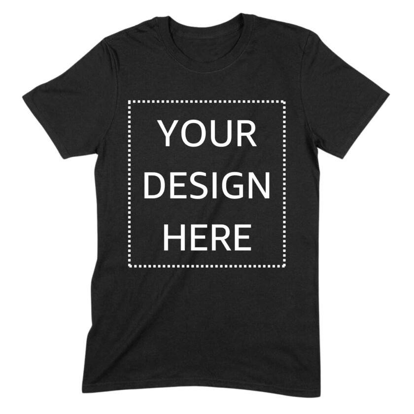 Custom T-Shirt, Design Your Own Shirt, Add Text Or Image, Direct-to-Film Transfer Printed T-Shirts, Unisex T-Shirt for Men & Women Personalized Tee