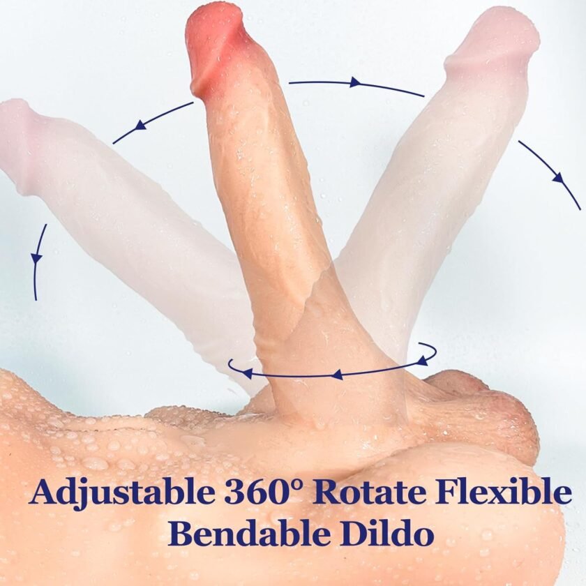 Sex Doll Torso Big Dildo for Women Masturbation, Female Sexdoll with Flexible Realistic Huge Penis, Woman Masturbator Torso for Orgasm Sex Pleasure, Unisex Adult Sex Toy for Solo Couple Threesome - Image 2