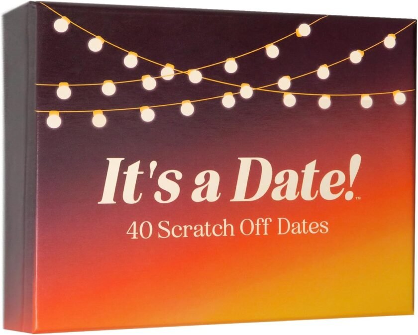 It's a Date!, 40 Fun and Romantic Scratch Off Date Ideas for Him, Her, Girlfriend, Boyfriend, Wife, or Husband, Perfect for Date Night, Couples Gift for Valentine's Day, Anniversaries, and Birthdays