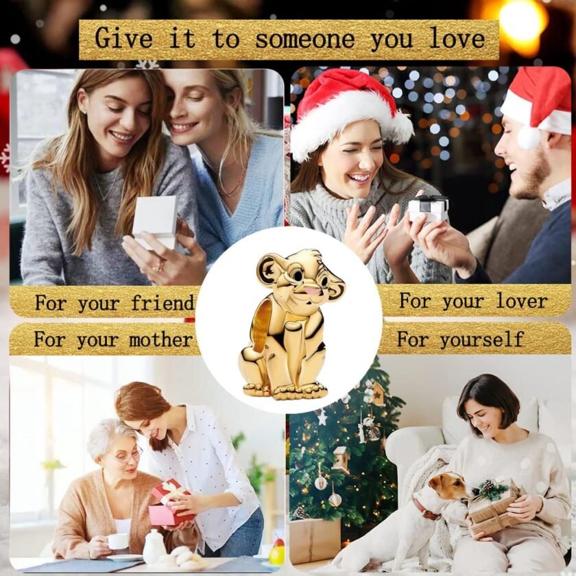 Jewelry Love your Family Cartoon Animals Blue Heart Snowflake Snow Elephant Firefly Mother's Day Birthday Christmas Gifts for Women - Image 6